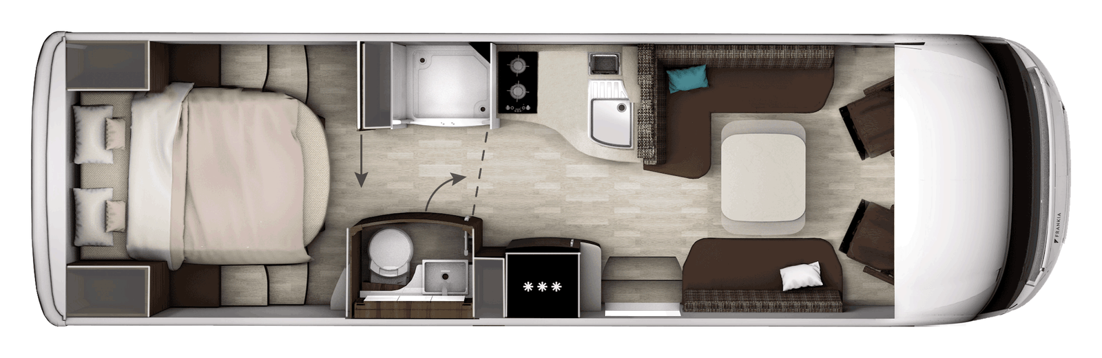 Grundriss FRANKIA Platin I 8400 QD