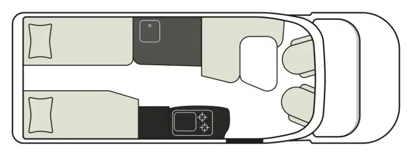 Grundriss Hymer ML-T CrossOver 570