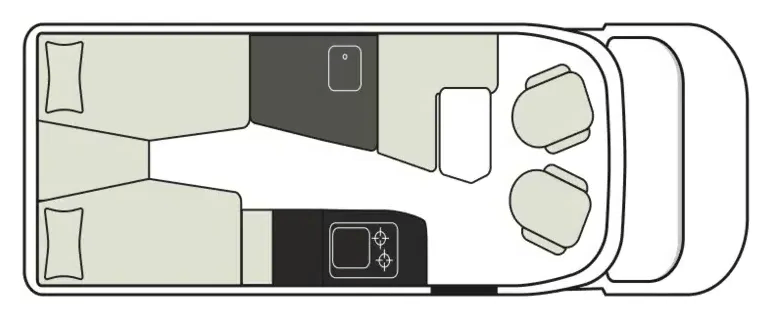 Grundriss Hymer ML-T CrossTrail 580