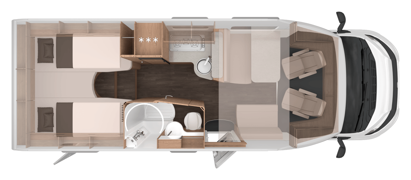 Grundriss KNAUS L!VE WAVE 700 MEG